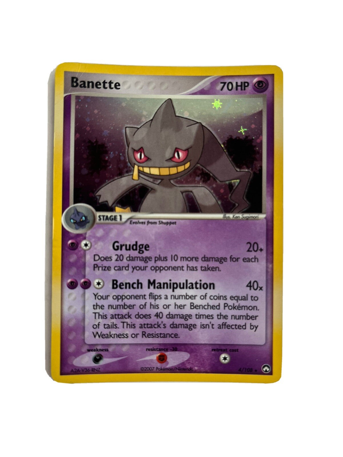 ⚠️Banette 4/108 EX Pokemon Power Keepers Holo~PRISTINE 10 GOLD LABEL TOP POP!💨