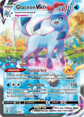 💎Pokemon Glaceon VMAX 209/203 Evolving Skies GRADE 10 PRISTINE GOLD LABEL!💨