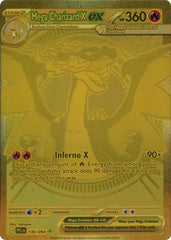 🔥Pokemon Mega Charizard X ex #130 Phantasmal Flames CGC 10 PRISTINE GOLD LABEL!