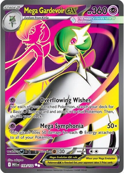 ‼️Mega Gardevoir ex 159/132: Mega Evolution TAG GRADE 10! FAST SHIP~SHOOT OFFER