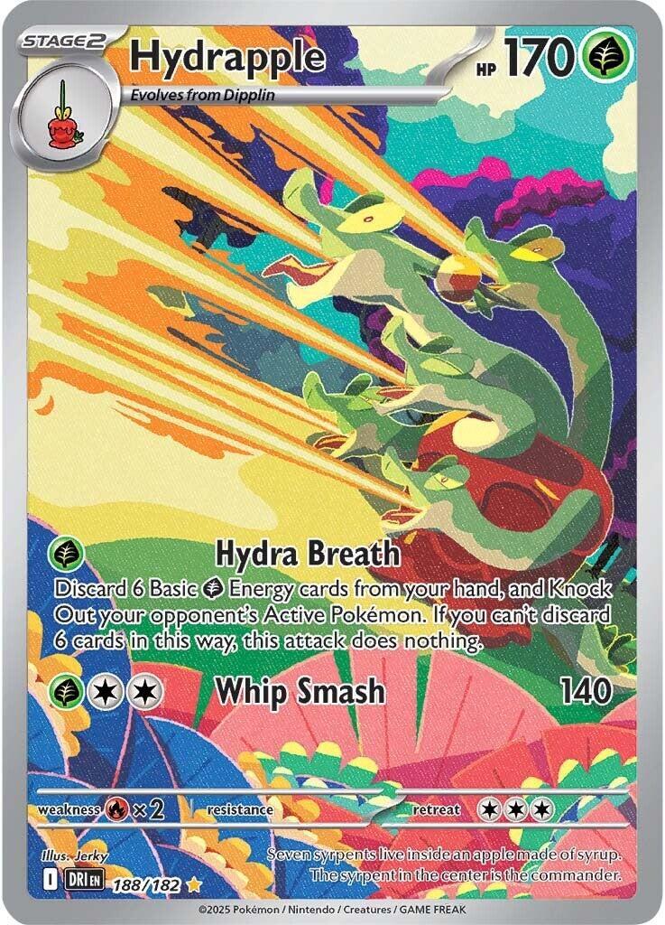 ‼️Hydrapple 188/182 Sv10: Destined Rivals Holo GRADE 9.5! SHIPS SAME DAY!💨