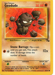 ⚠️ Geodude 47/62 Pokemon Fossil Regular~MBA GRADE 9~FAST SHIP SHOOT OFFER!💨