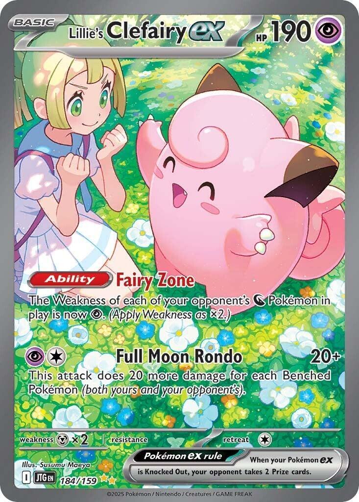 ✅Lillie's Clefairy ex #184 Journey Together TAG GRADE 9~FAST SHIP~SHOOT OFFER💨