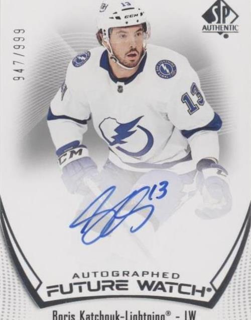 ‼️2021 SP Authentic AUTO Future Watch Boris Katchouk #154 GRADE 10~POP 1!💨