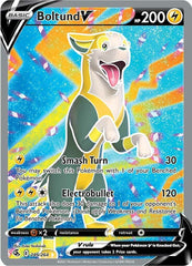 ‼️Boltund V (Full Art) 249/264 Swsh08: Fusion Strike Holo GRADE 10! FAST SHIP!💨