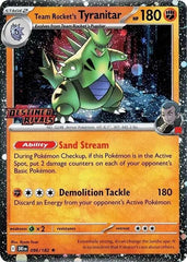‼️POKEMON Team Rocket's Tyranitar 096/182 COSMOS HOLO PROMO GRADE 9! FAST SHIP💨