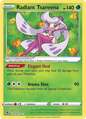 ‼️Pokemon Radiant Tsareena 016/195~Silver Tempest Holo GRADE 10~SHOOT OFFER!💨