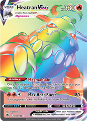 ‼️Heatran VMAX (Secret) 191/189 Swsh10: Astral Radiance Holo GRADE 9! 💨