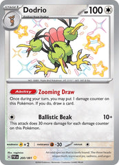 ‼️Pokemon Dodrio 200/091: Paldean Fates Holo GRADE 9! FAST SHIP~SHOOT OFFER!💨