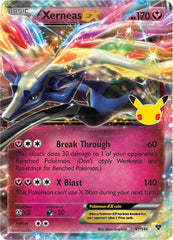 ‼️Xerneas EX 97/146 Celebrations Classic Collection CGC 10 PRISTINE GOLD LABEL💨