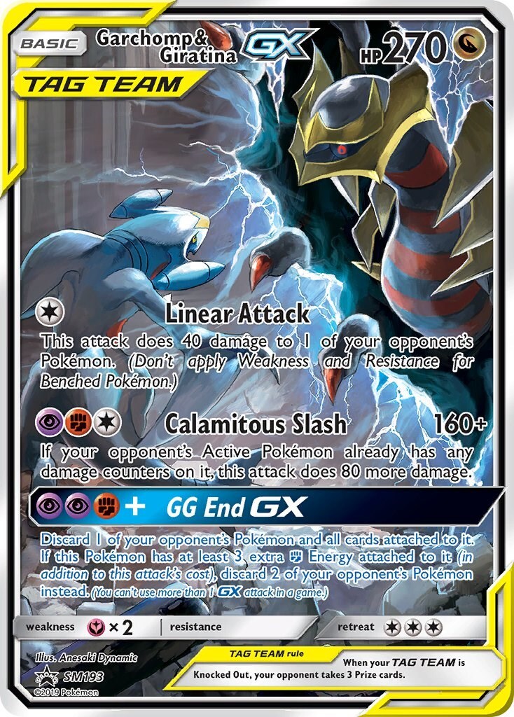 ‼️Garchomp & Giratina GX #SM193 Pokemon Promo PSA GRADE 10! SHIPS FAST💨