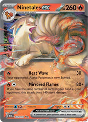 ‼️Pokemon Ninetales ex 038/165: Scarlet & Violet 151 Holo GRADE 10~SHOOT OFFER💨