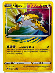 ⚠️ Raikou 050/185 Pokemon Vivid Voltage Holo~PRISTINE 10 GOLD LABEL TOP POP!💨