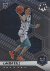 ‼️2020-21 Panini Mosaic - Rookie Variation LaMelo Ball #202 (RC) Grade 9!💨