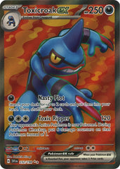 ‼️Pokemon Toxicroak ex 232/198: Scarlet & Violet Base Set Holo GRADE 10!💨
