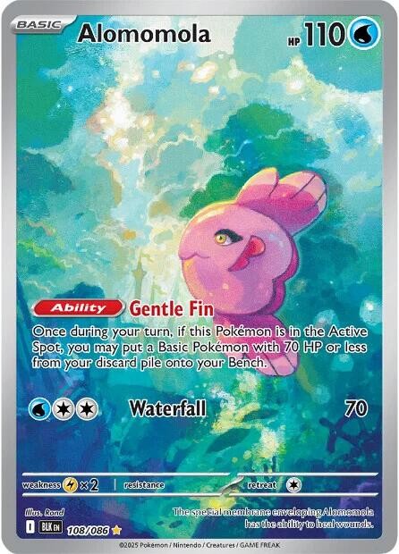 🐠Alomomola 108/086: Black Bolt Holo TAG GRADE 10! SAME DAY SHIP! SHOOT OFFER!💨