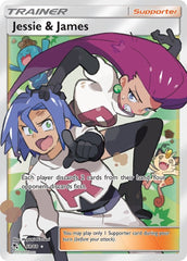 ‼️Jessie & James Pokémon (2019) Hidden Fates Ultra Rare~Holo~GRADE 10 PRISTINE💨