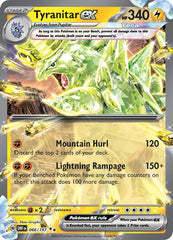 ‼️Pokemon Tyranitar ex 066/197: Obsidian Flames Holo GRADE 10! SHOOT OFFER!💨