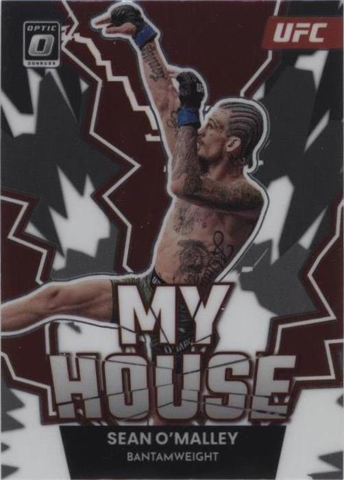 ⚠️2023 Panini Donruss Optic UFC My House Sean O'Malley #23~MBA GRADE 9!💨