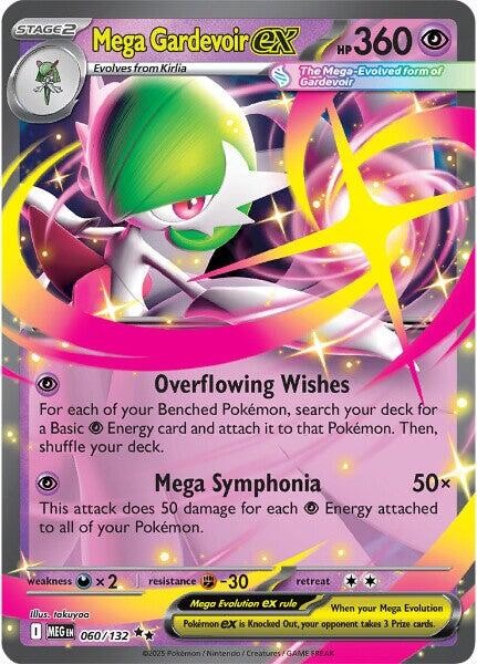 ‼️Mega Gardevoir ex #060 Mega Evolution GRADE 10 PRISTINE GOLD LABEL TOP POP!💨