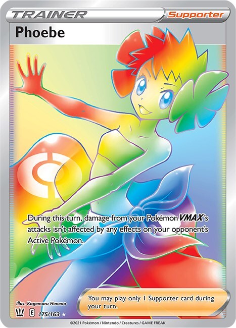 ‼️Pokemon Phoebe Secret #175 Battle Styles GRADE 10 PRISTINE GOLD LABEL TOP POP