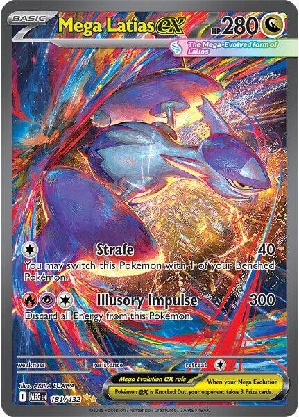 ‼️Mega Latias ex #181 Mega Evolution Holo GRADE 10 PRISTINE GOLD LABEL TOP POP💨