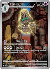 ‼️Pokemon Beheeyem 121/086: Black Bolt Holo GRADE 8.5! FAST SHIP~SHOOT OFFER!💨