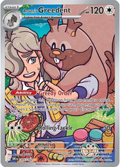 ‼️Arven's Greedent 205/182 Sv10: Destined Rivals Holo GRADE 9.5! SHIP SAME DAY💨