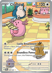 🌟Chansey 187/167: Twilight Masquerade Holo GRADE 9.5! FAST SHIP~SHOOT OFFER💨
