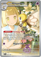 ‼️Lillie's Ribombee 164/159: Journey Together Holo TAG GRADE 9! SHOOT OFFER!💨