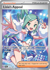 ‼️Lisia's Appeal 234/191 Sv08: Surging Sparks Holo TAG GRADE 9! SHIPS SAME DAY💨