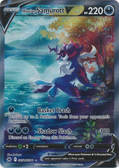‼️ Hisuian Samurott V GG51 Pokemon Crown Zenith~PRISTINE 10~SILVER DIAMOND MBA💎
