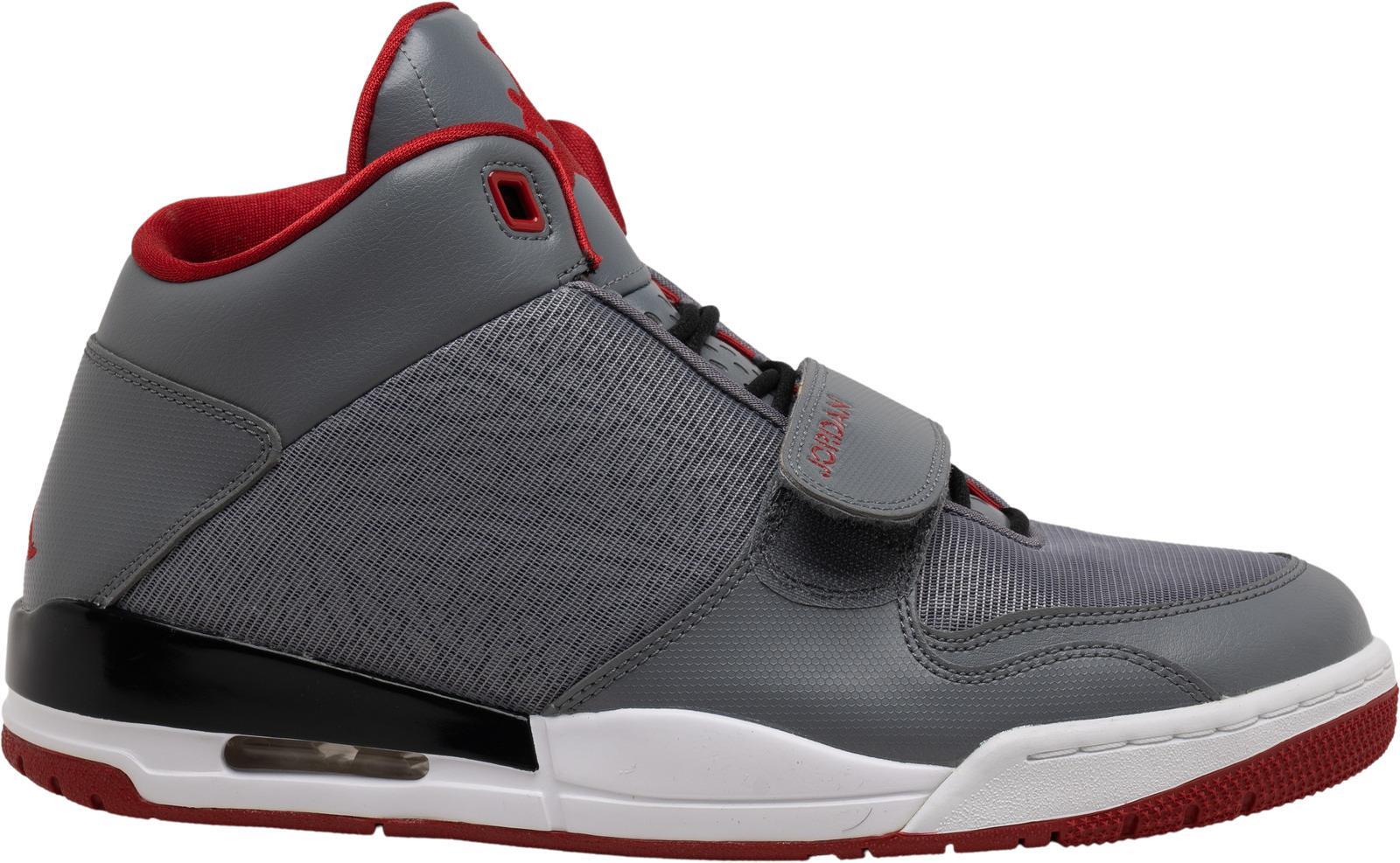 ‼️JORDAN FLIGHT CLUB 90'S DARK GREY/TEAM RED FUSION NEW IN BOX (2013)~SIZE 13!