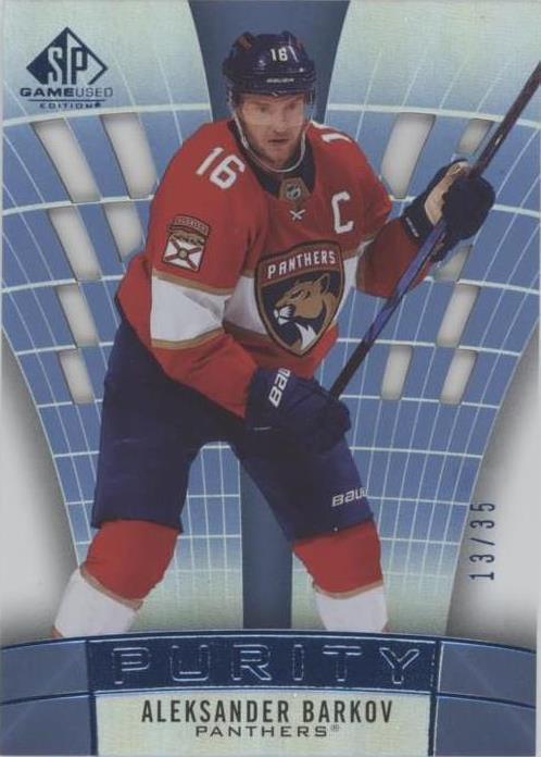 2021-22 Upper Deck SP Game Used - Purity Aleksander Barkov #P-6 Platinum POP 1💨