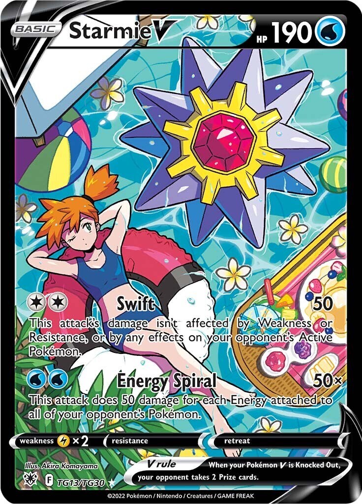 🌟Starmie V TG13~Astral Radiance Trainer Gallery GRADE 10 PRISTINE GOLD LABEL!💨