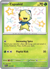 ⚡️Capsakid 106/091: Paldean Fates BABY SHINY GRADE 10! FAST SHIP~ SHOOT OFFER💨