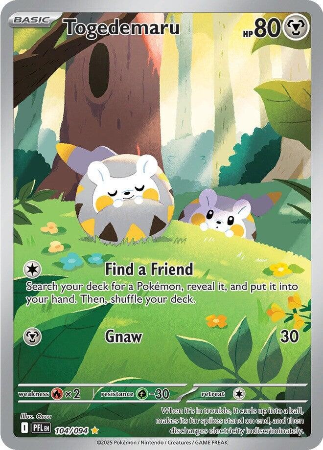 Togedemaru 104/094 Me02: Phantasmal Flames Holo
