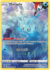 ‼️Pokemon Manaphy GG06/GG70 Crown Zenith: Galarian Gallery Holo GRADE 10!💨