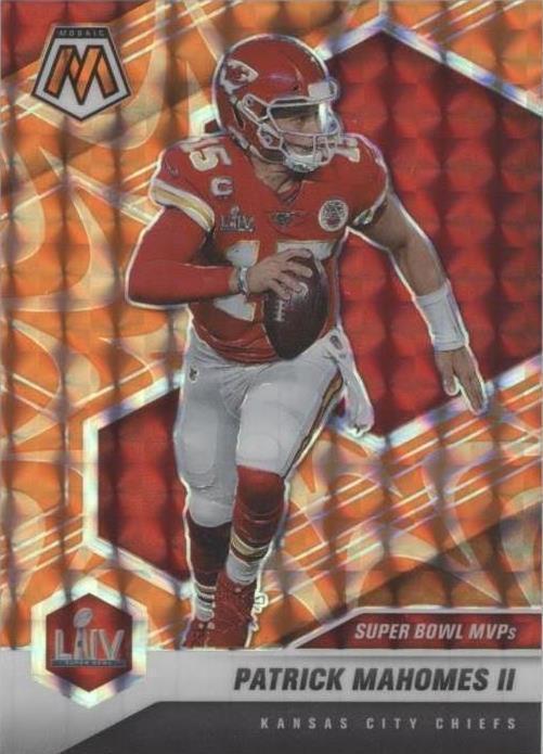 ‼️2021 Panini Mosaic - Super Bowl MVPs Patrick Mahomes II #288 Mosaic Reactive💨