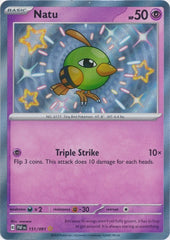 💎 Natu 151/091 Paldean Fates BABY SHINY PRISTINE 10 GOLD LABEL TOP POP!💨