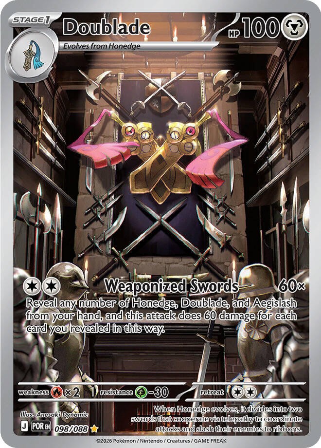 🚨 Doublade 098/088 Pokemon Perfect Order Holo~ TAG GRADE 9~ SHOOT OFFER💨