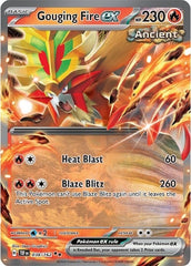 ‼️Pokemon Gouging Fire ex 038/162: Temporal Forces Holo GRADE 10! SHOOT OFFER!💨